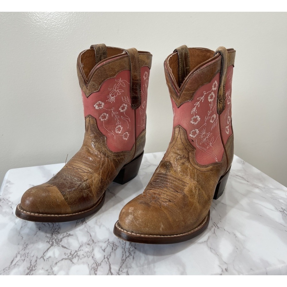 Dan‎ Post Womens Prairie Quinn Cowboy Boots 7 Western Cowgirl Festival Country